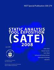 Nist Special Publication 500-279 Static Analysis Tool Exposition (Sate) 2008