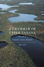 A Grammar of Upper Tanana, Volume 2: Semantics, Syntax, Discourse