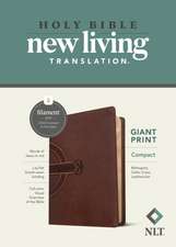 NLT Compact Giant Print Bible, Filament-Enabled Edition (Leatherlike, Mahogany Celtic Cross, Red Letter)