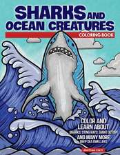 Sharks and Ocean Creatures Coloring Book