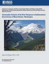 Geomorphic Analysis of the River Response to Sedimentation Downstream of Mount Rainier, Washington