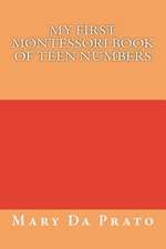 My First Montessori Book of Teen Numbers