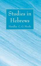 Studies in Hebrews