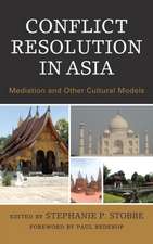 CONFLICT RESOLUTION IN ASIA MCB