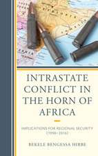 INTRA STATE CONFLICT IN HORN