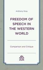 Freedom of Speech in the Western World