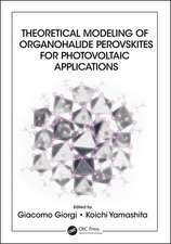 Theoretical Modeling of Organohalide Perovskites for Photovoltaic Applications