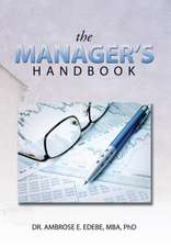 Edebe Mba, A: Manager's Handbook