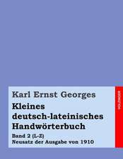 Kleines Deutsch-Lateinisches Handworterbuch