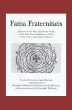 Fama Fraternitatis (Engl)