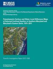 Potentiometric Surface and Water-Level Difference Maps of Selected Confined Aquifers of Southern Maryland and Maryland?S Eastern Shore, 1975?2011