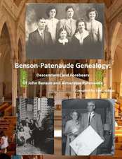 Benson/Patenaude Genealogy