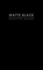 Matte Black Grey Grid Notebook, 5x8, 100 Pages