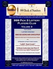 999 Pick 3 Lottery Players Club Volume 3