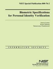 Biometric Specifications for Personal Identity Verification