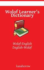 Wolof Learner's Dictionary