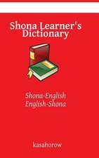 Shona Learner's Dictionary