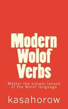 Modern Wolof Verbs