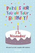 Puzzles for You on Your Birthday - 17th November