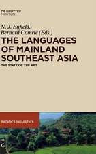 Languages of Mainland Southeast Asia: The State of the Art