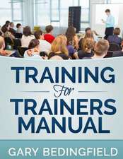 Training for Trainers Manual