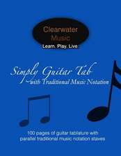 Simply Guitar Tab with Traditional Music Notation