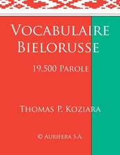 Vocabulaire Bielorusse