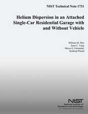 Nist Technical Note 1731 Helium Dispersion in an Attached Single-Car Residential Garbage with and Without Vehicle