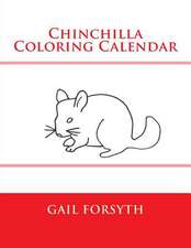 Chinchilla Coloring Calendar