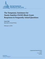 The Temporary Assistance for Needy Families (Tanf) Block Grant