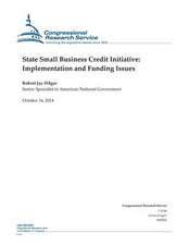 State Small Business Credit Initiative