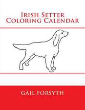 Irish Setter Coloring Calendar