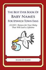 The Best Ever Book of Baby Names for Ipswich Town Fan