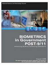 Biometrics in Government Post - 9/11