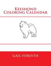 Keeshond Coloring Calendar