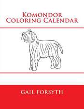 Komondor Coloring Calendar