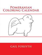 Pomeranian Coloring Calendar