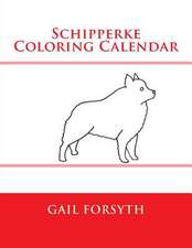 Schipperke Coloring Calendar