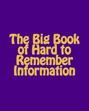 The Big Book of Hard to Remember Information