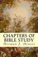 Chapters of Bible Study