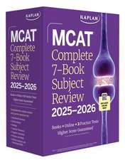 MCAT Complete 7-Book Subject Review 2025-2026, Set Includes Books, Online Prep, 3 Practice Tests