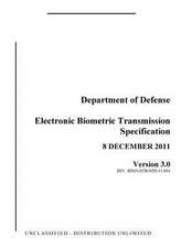 Electronic Biometric Transmission Specification