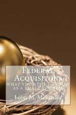 Federal Acquisitons