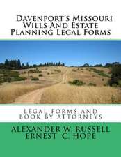 Davenport's Missouri Wills and Estate Planning Legal Forms