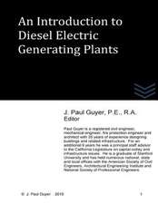 An Introduction to Diesel Electric Generating Plants