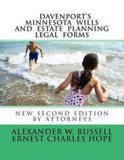 Davenport's Minnesota Wills and Estate Planning Legal Forms