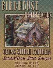 Birdhouse in the Woods Cross Stitch Pattern