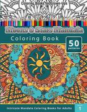 Moons & Stars Mandala Coloring Book