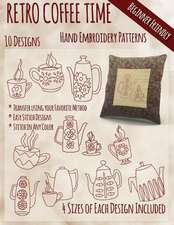 Retro Coffee Time Hand Embroidery Patterns