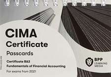 BPP Learning Media: CIMA BA3 Fundamentals of Financial Accou